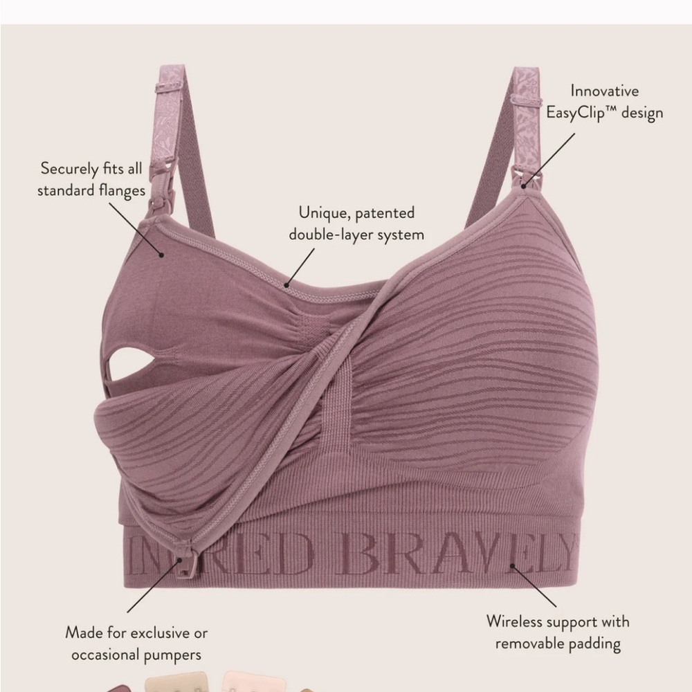 Innovative EasyClip Nursing/ Pumping Bras